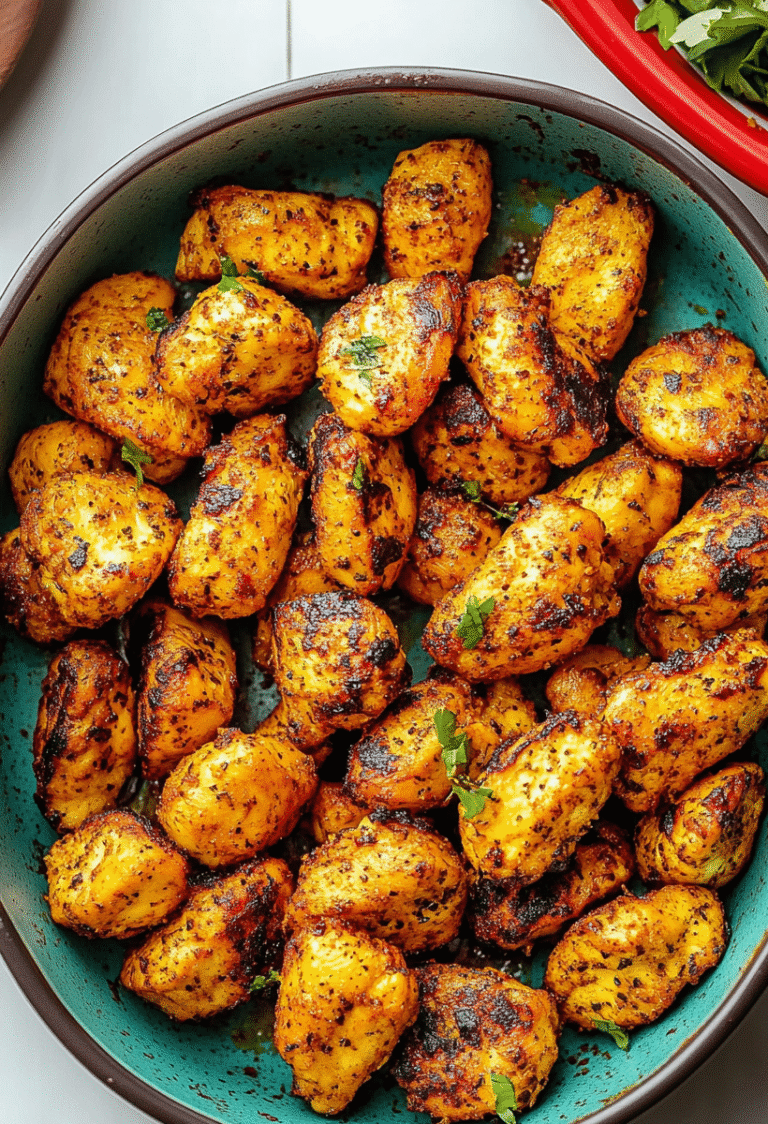 air fryer chicken bites with dipping sauce